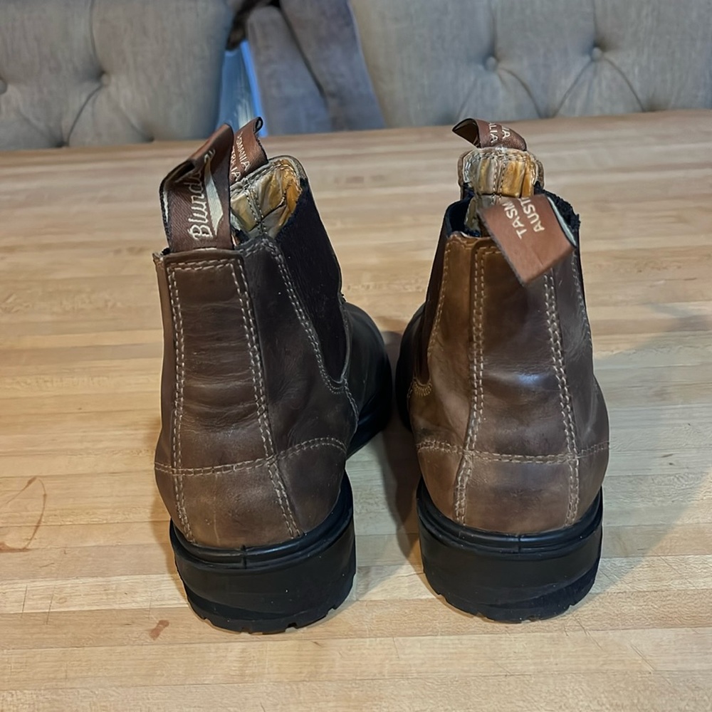 Blundstone boots brown leather plus leather lining